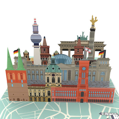 Berlin Pop-Up Karte