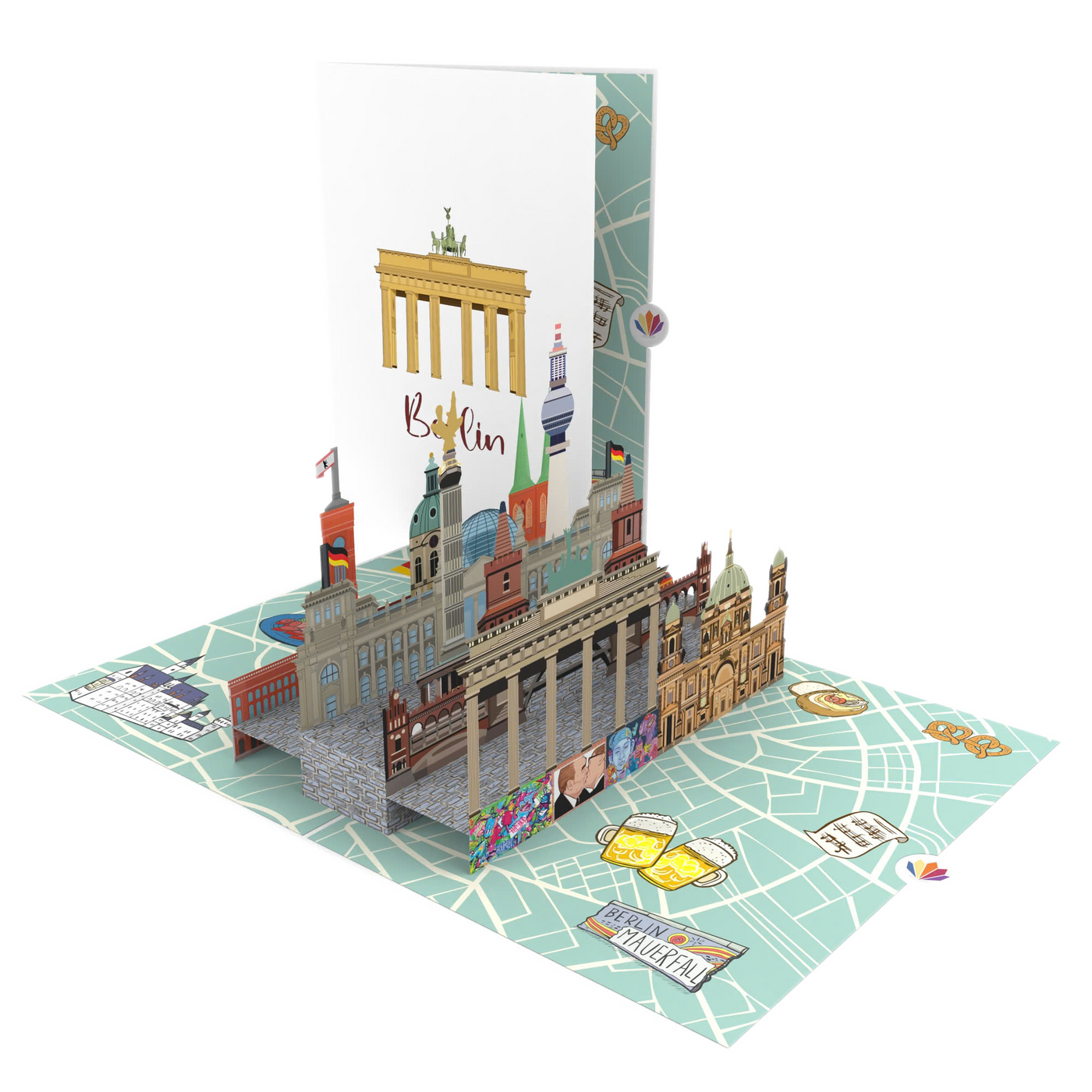 Berlin Pop-Up Karte