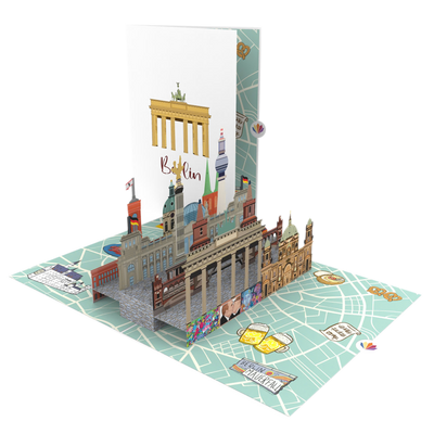 Berlin Pop-Up Karte