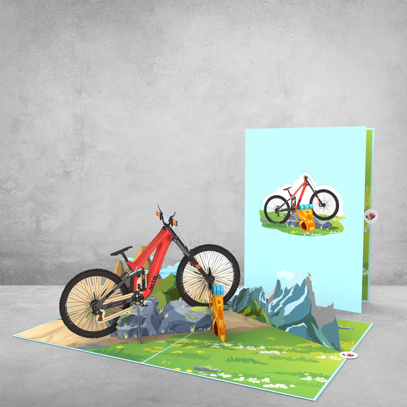 Fahrrad / MTB - Pop-UP Karte