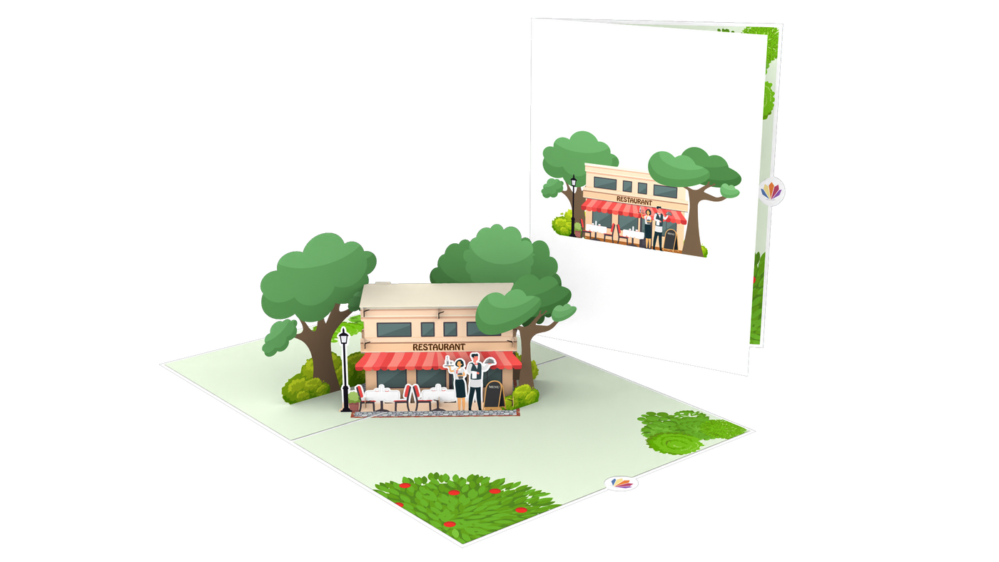 Restaurant Pop-Up Karte