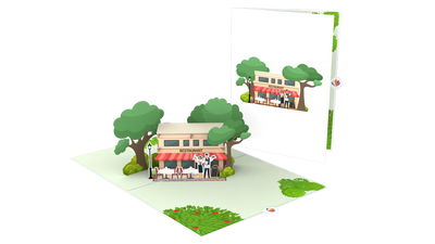 Restaurant Pop-Up Karte