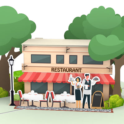 Restaurant Pop-Up Karte