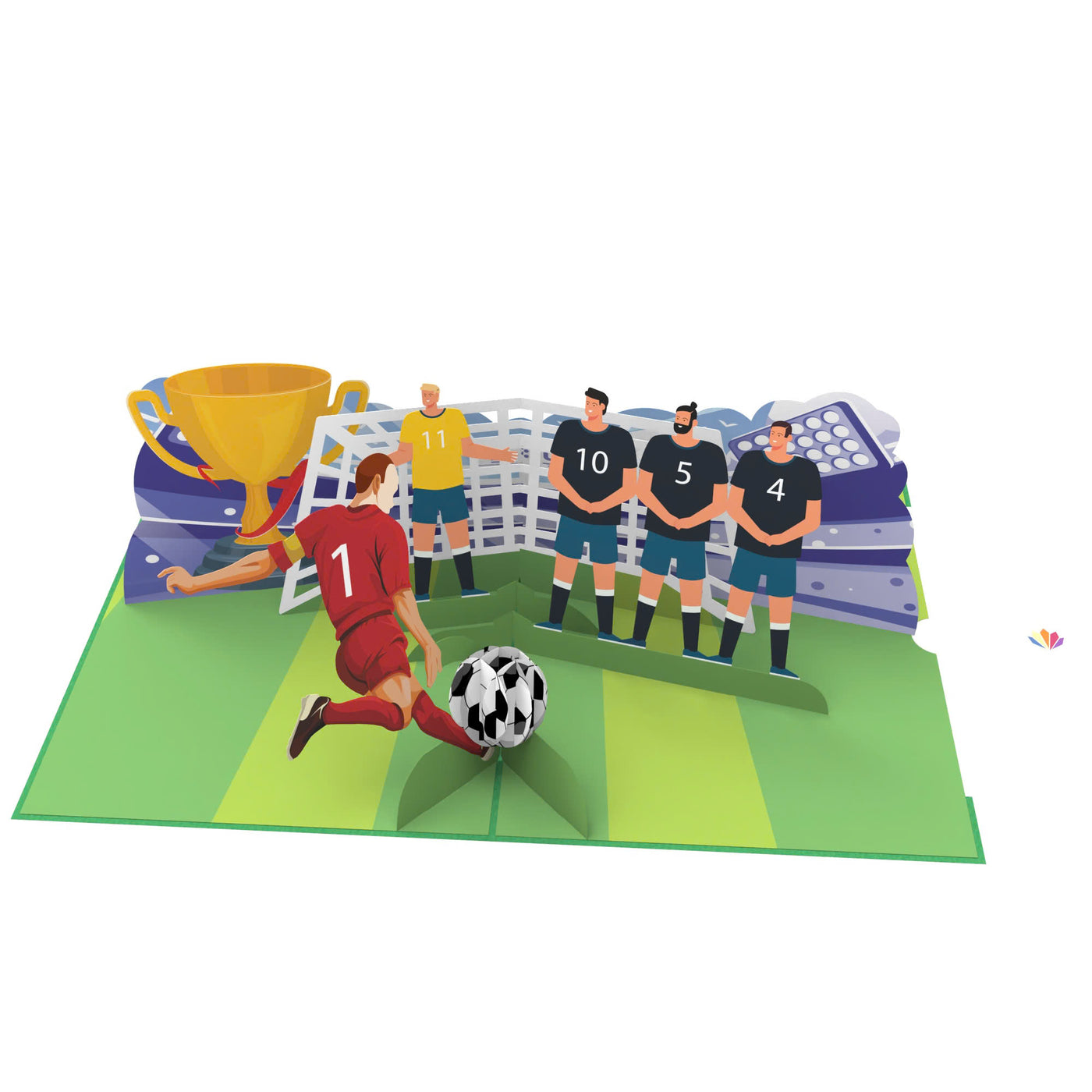 Fussball Pop-Up Karte
