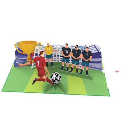 Fussball Pop-Up Karte