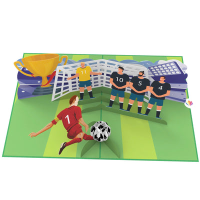Fussball Pop-Up Karte