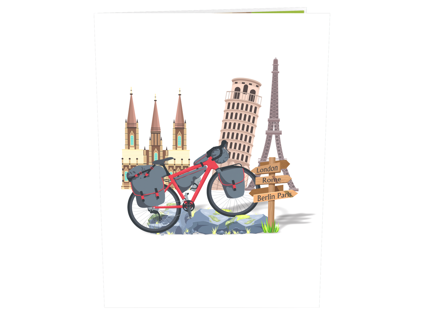 Fahrrad / Bikepacking Pop-Up Karte