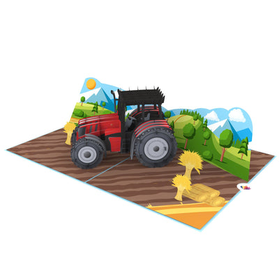 Traktor Pop-Up Karte
