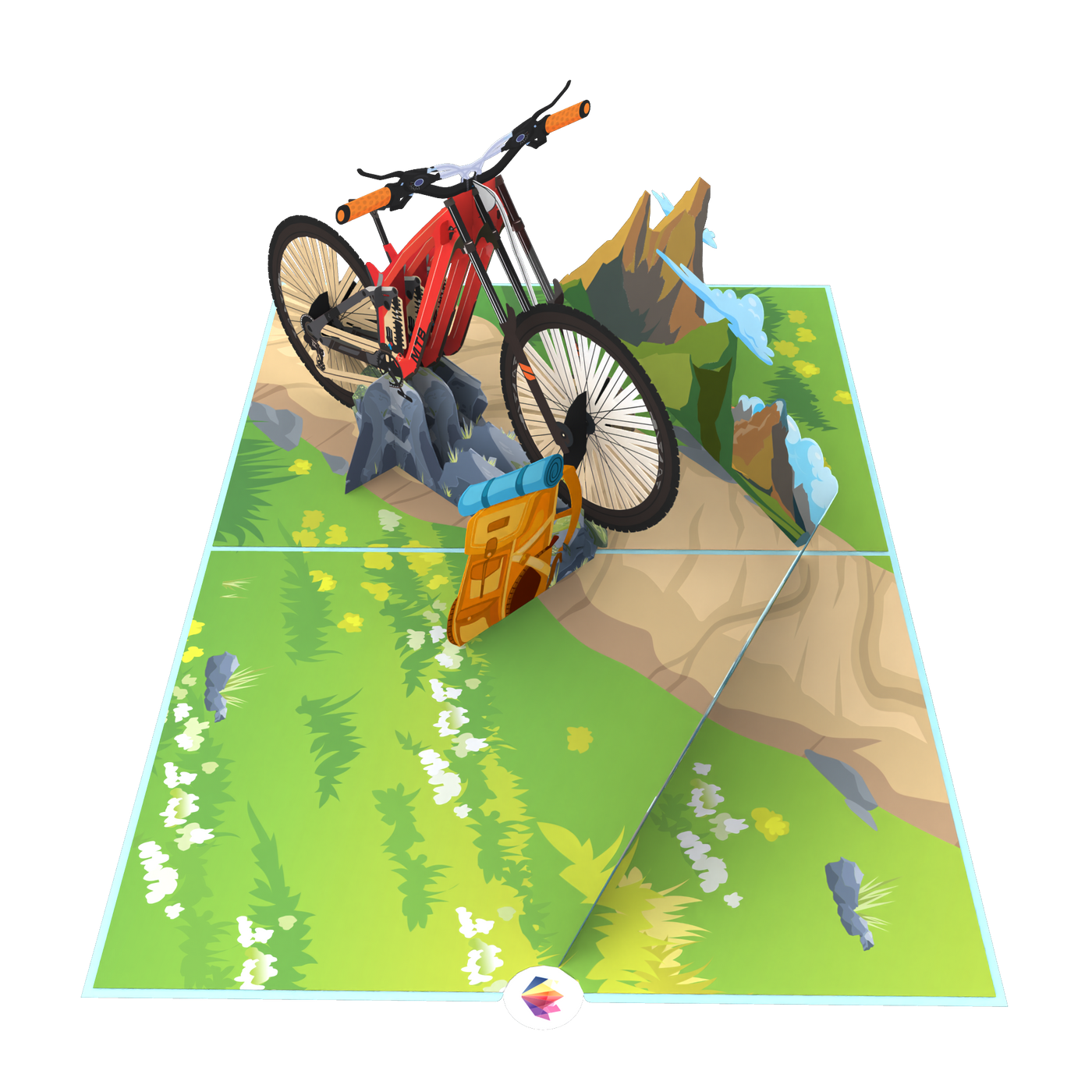 Fahrrad / MTB - Pop-UP Karte