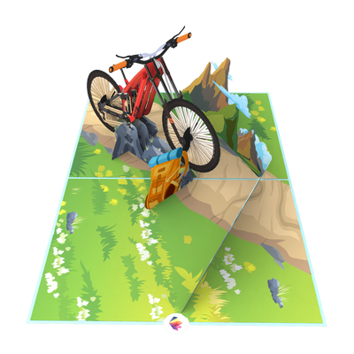 Fahrrad / MTB - Pop-UP Karte