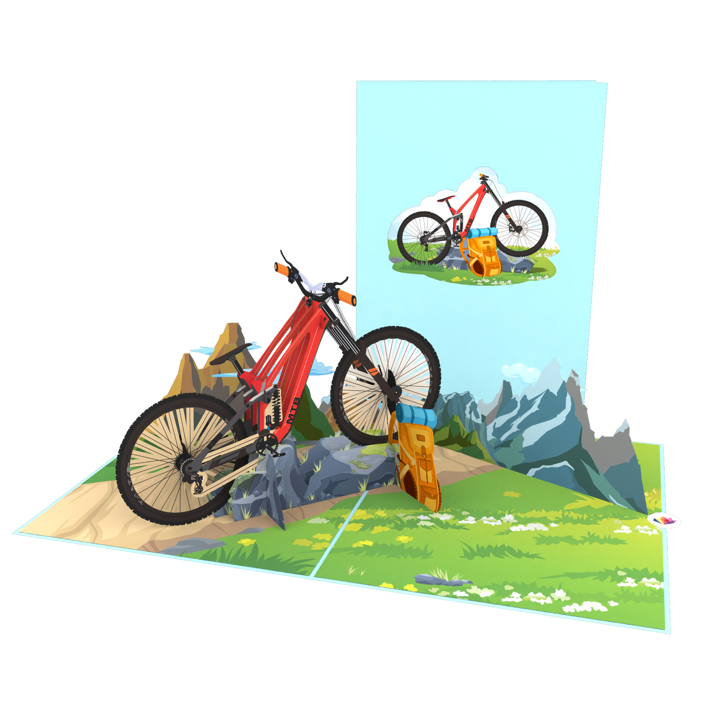 Fahrrad / MTB - Pop-UP Karte