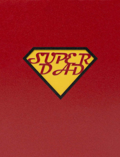 Super Dad Pop-Up Karte