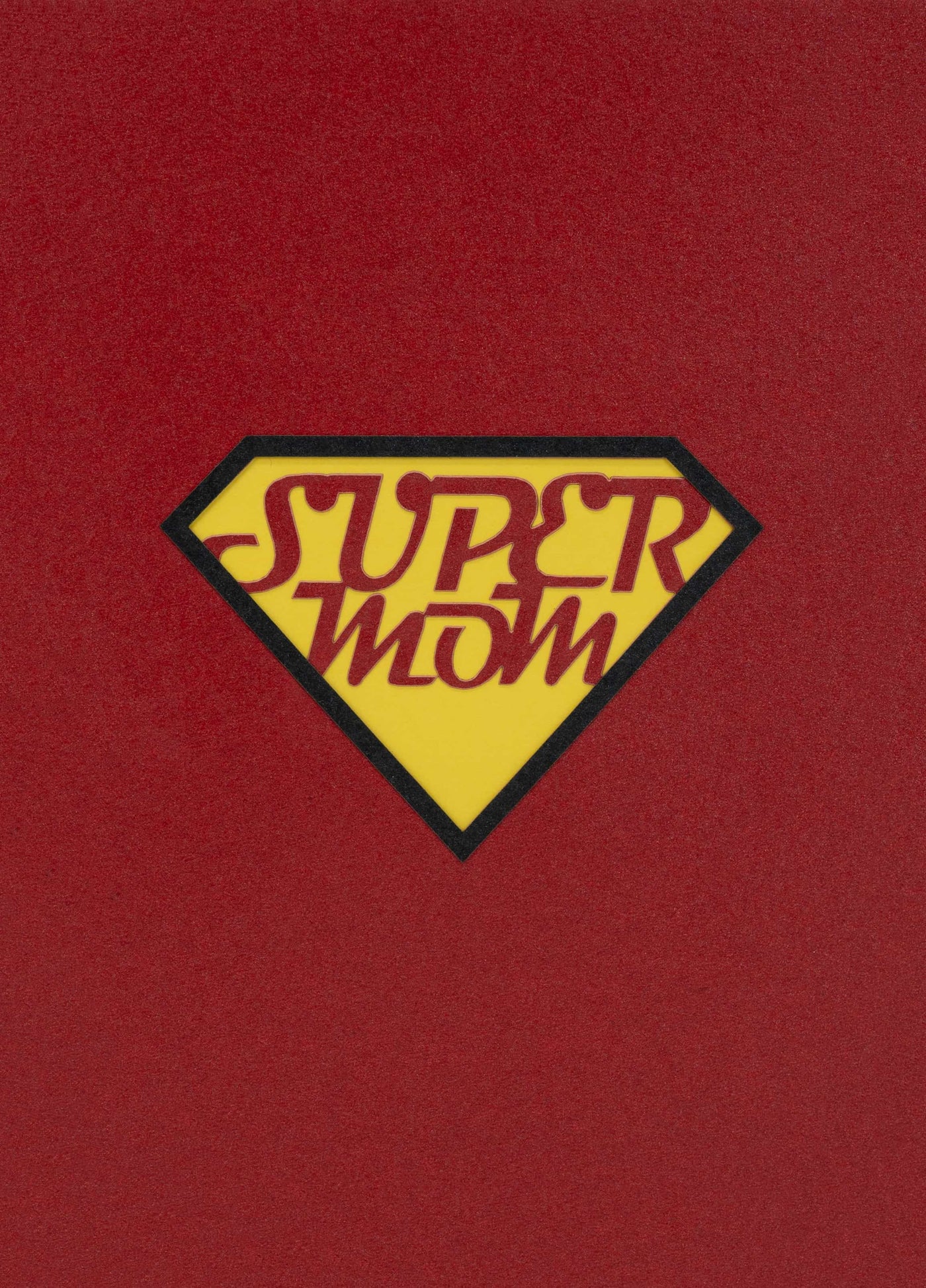 Super Mom Pop-Up Karte